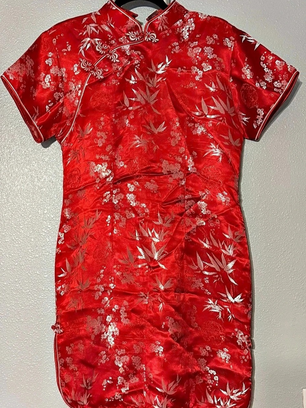 Red Floral Cheongsam